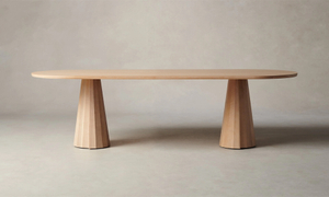 Mesa de comedor ovalado de Finnley Oak