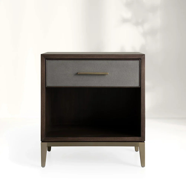 Mesita de noche abierta de Malone