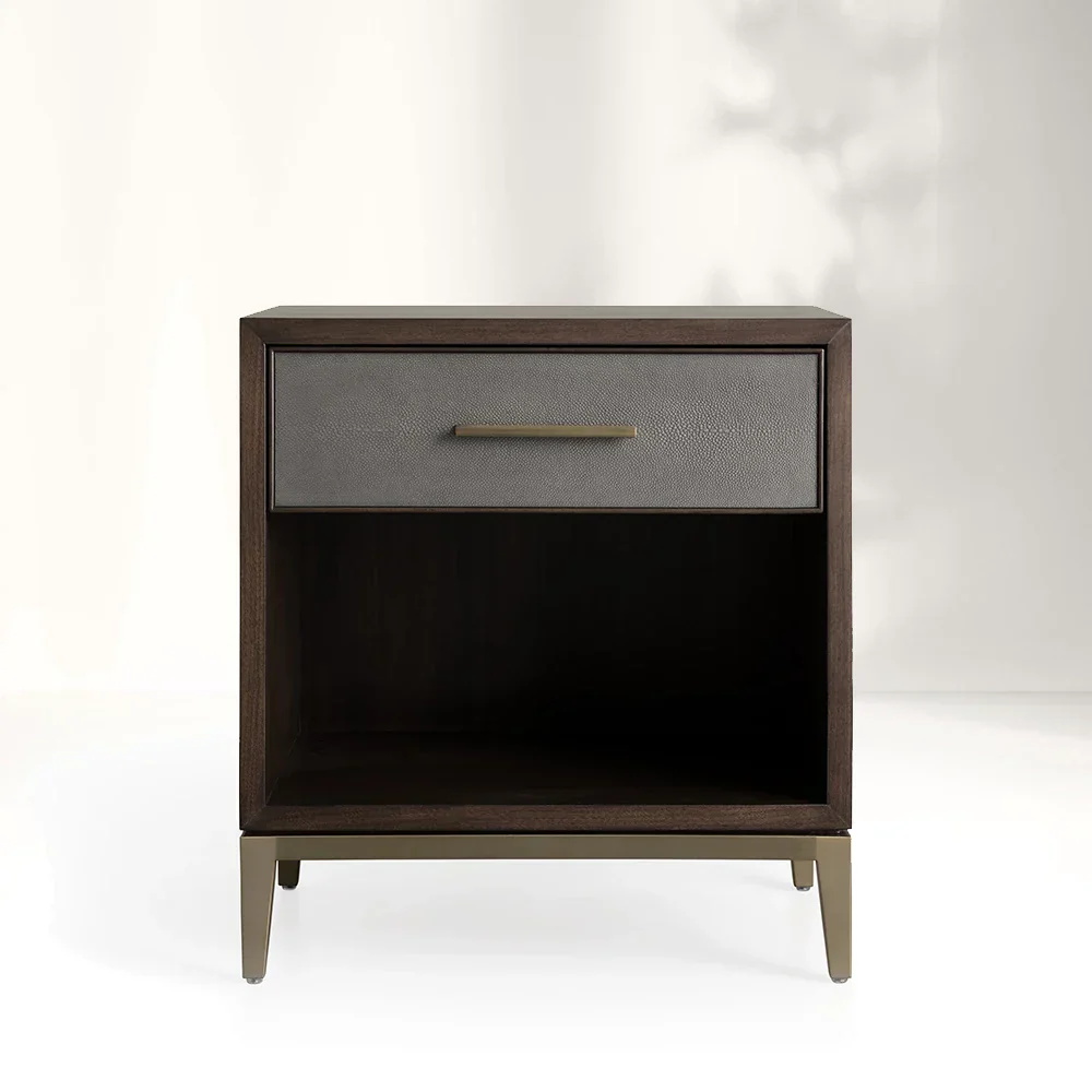 Mesita de noche abierta de Malone