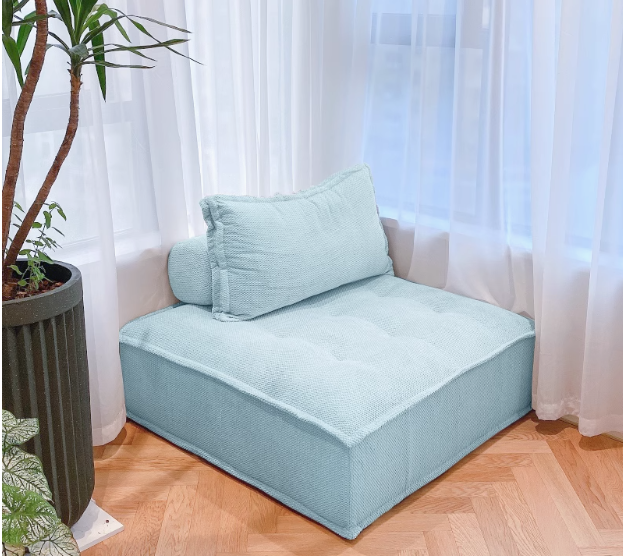 Sofá de tela de la persona perezosa en forma de tofu