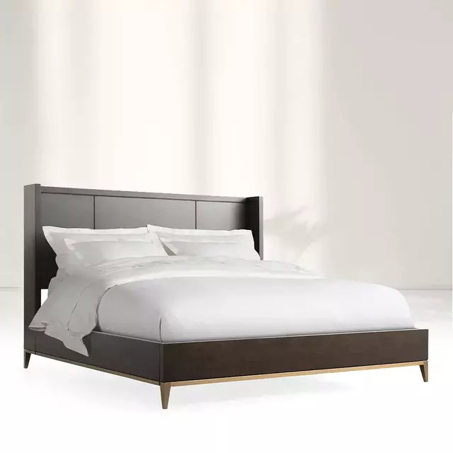 Solid Wooden Bed Cama de madera maciza