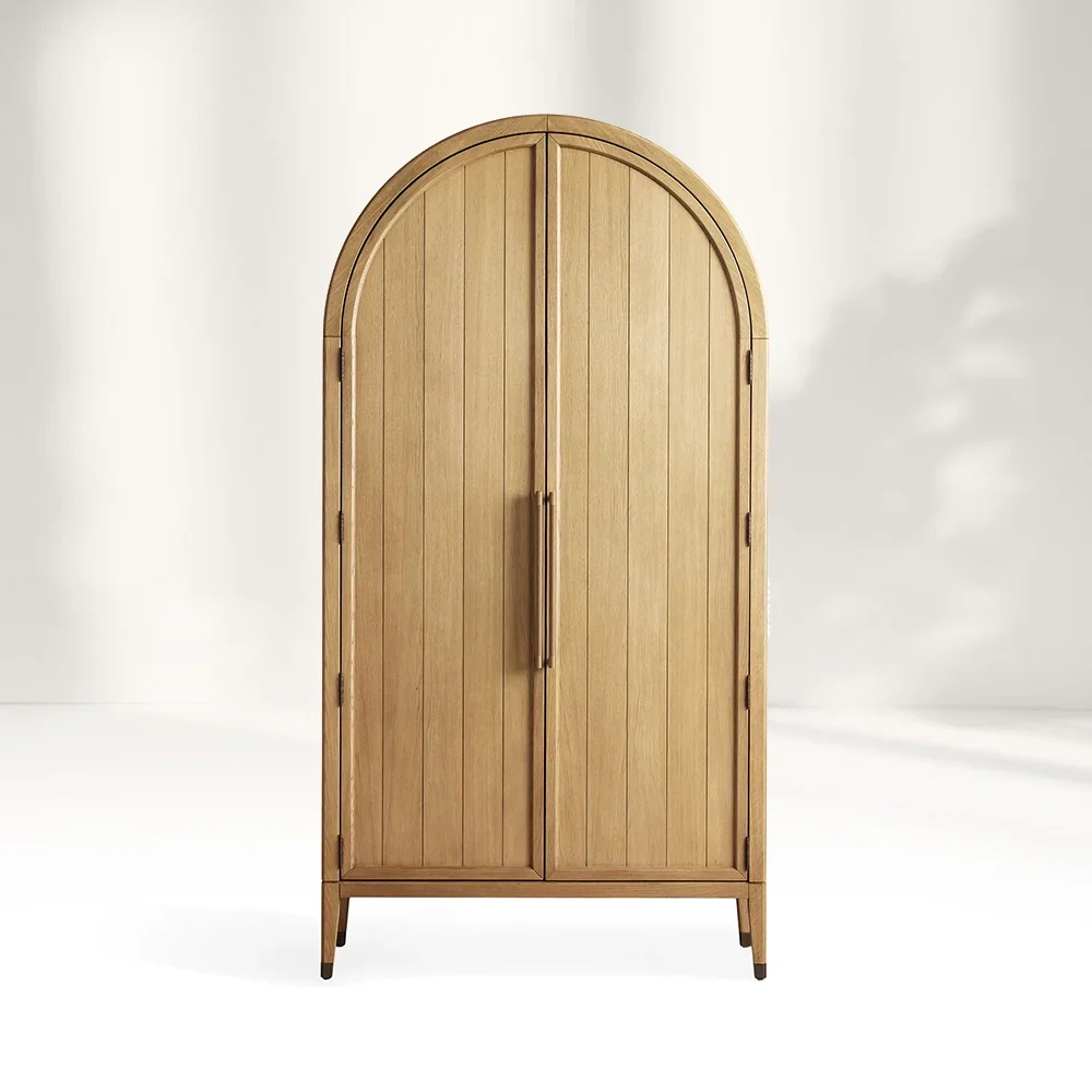 Muebles de estudio de organizador de armario de madera sólida