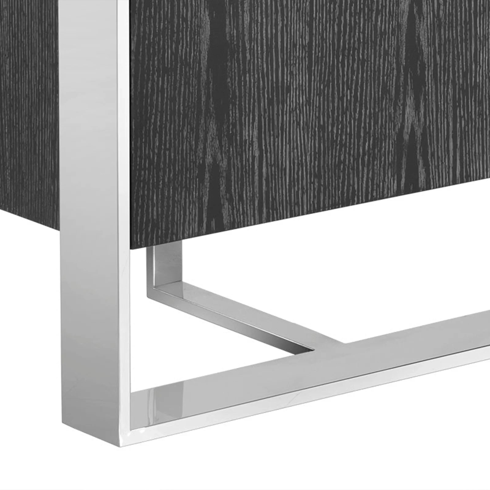 Aparador moderno de madera s&oacute;lida enmarcada