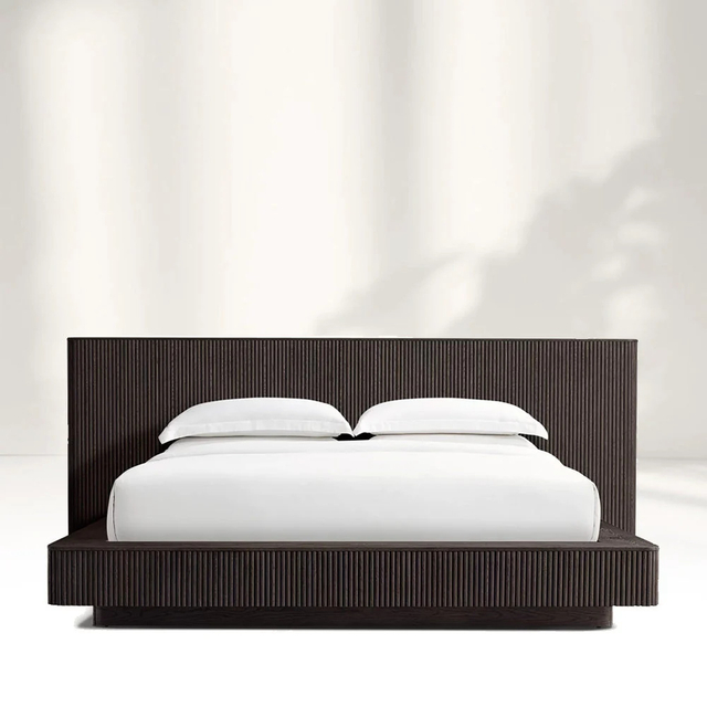 Cama natural contemporánea