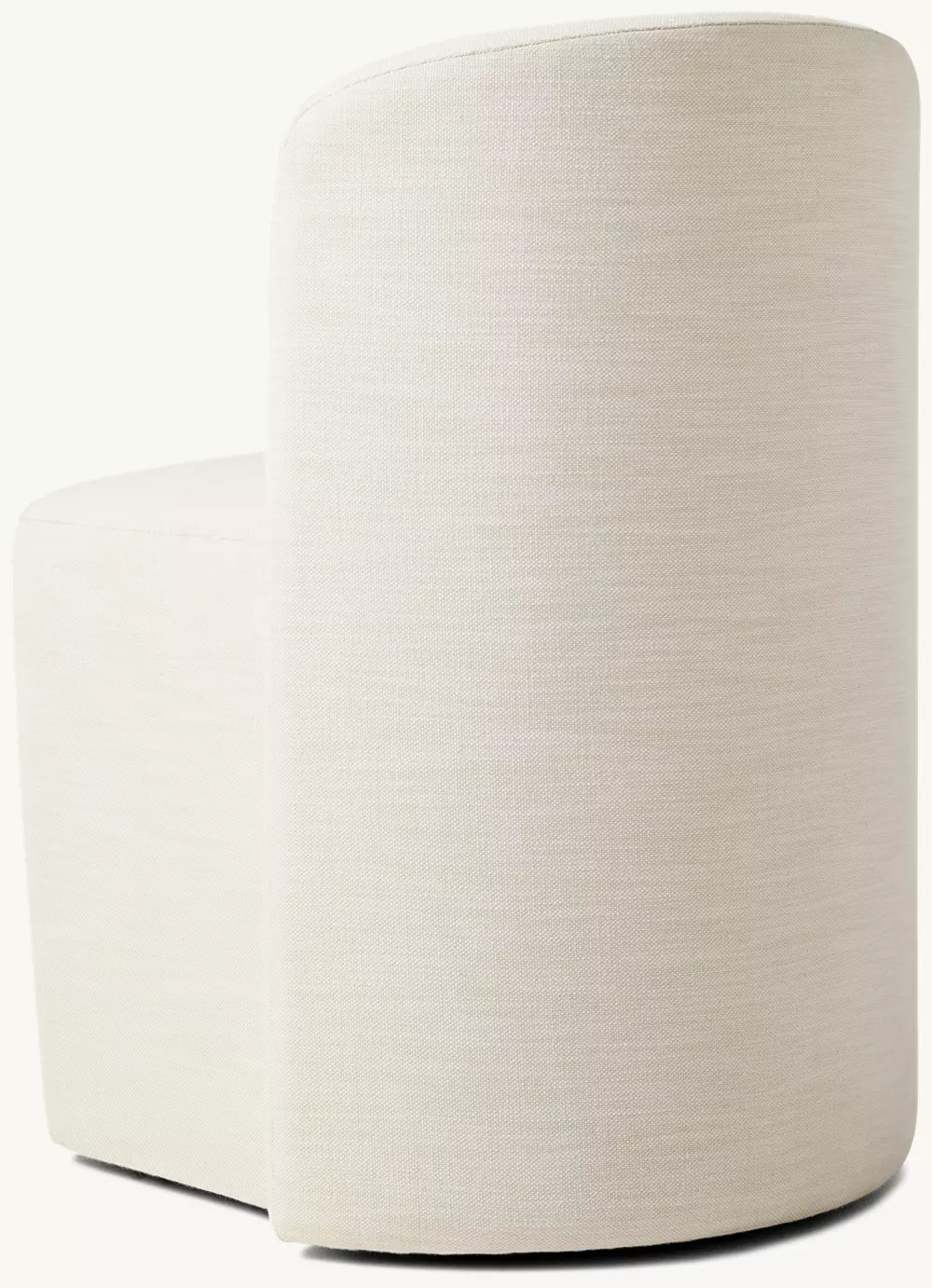 Sillón minimalista de tela moderna hecha de madera maciza para cenar