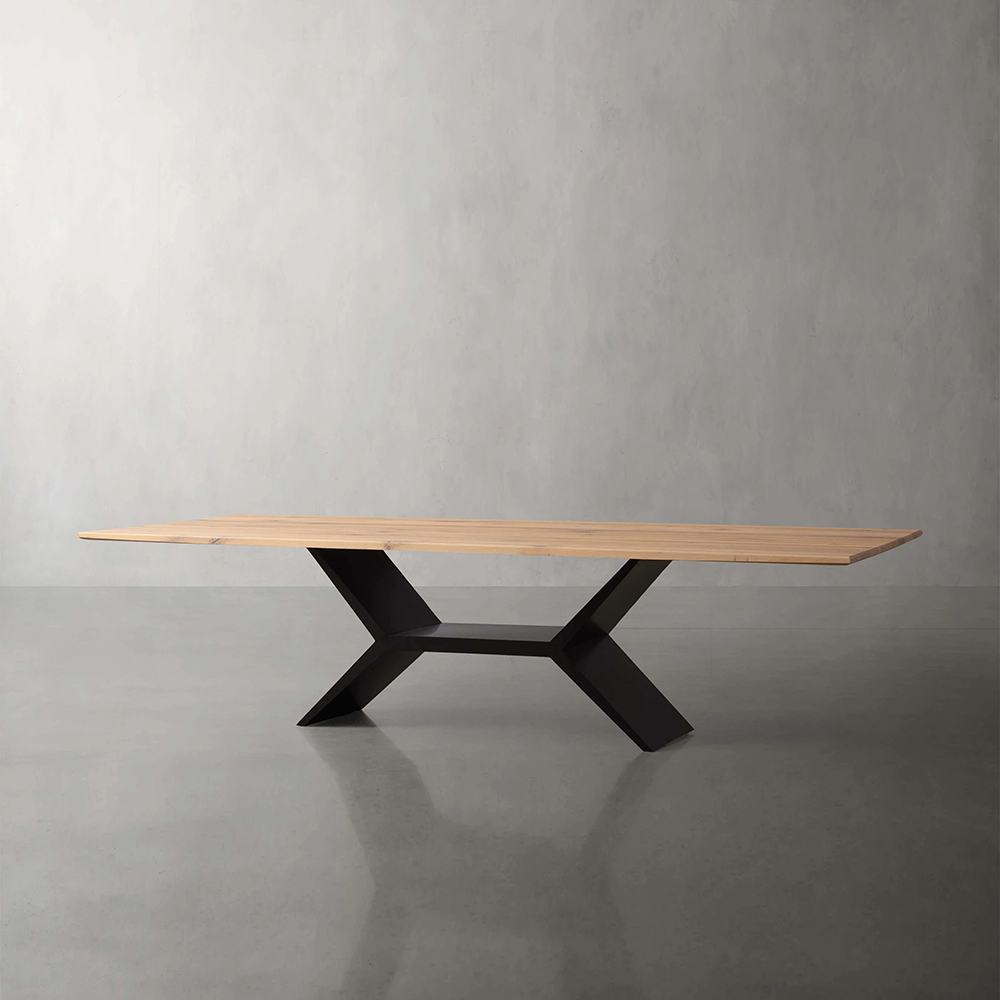 Mesa de comedor de madera maciza