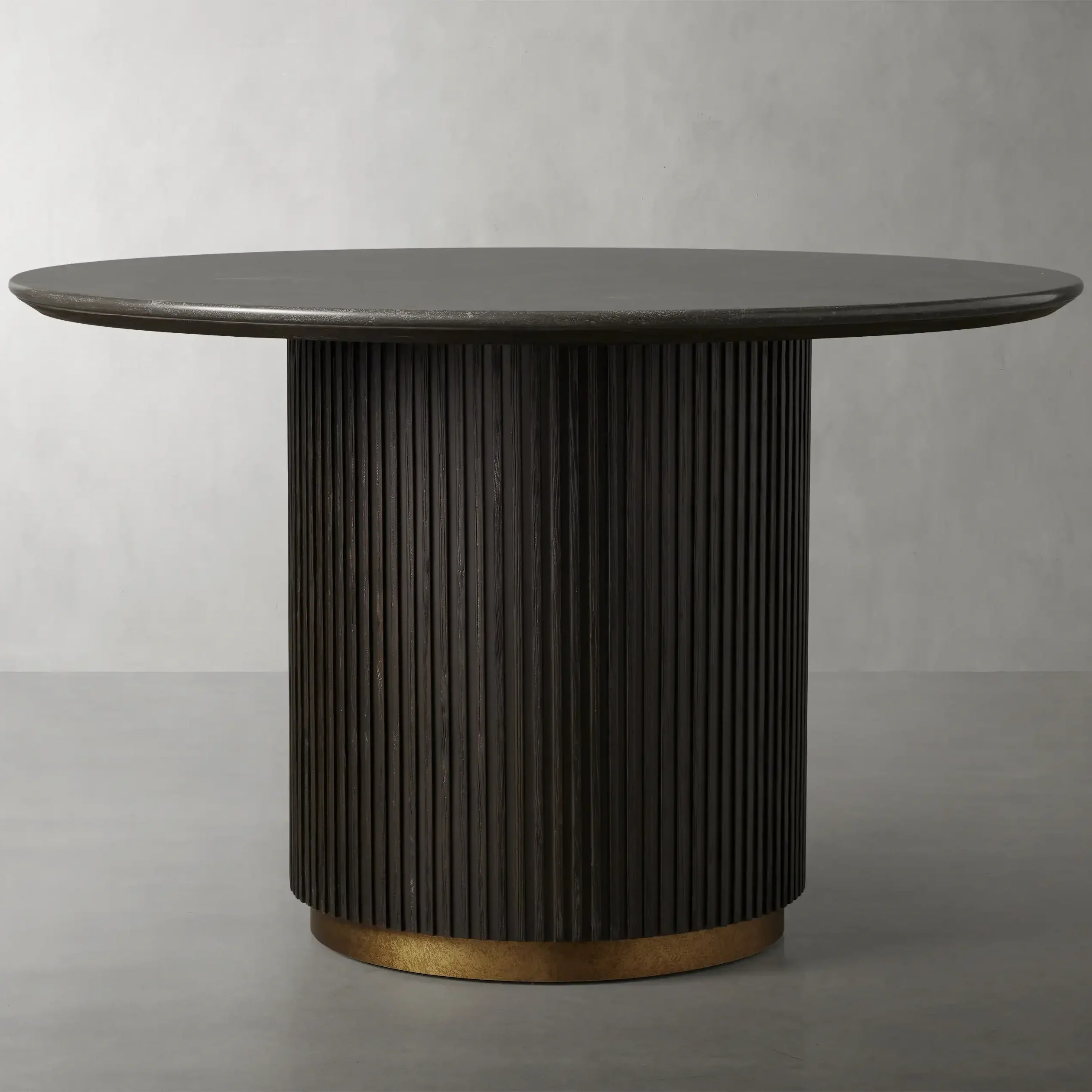 Mesa de comedor de mármol de roble