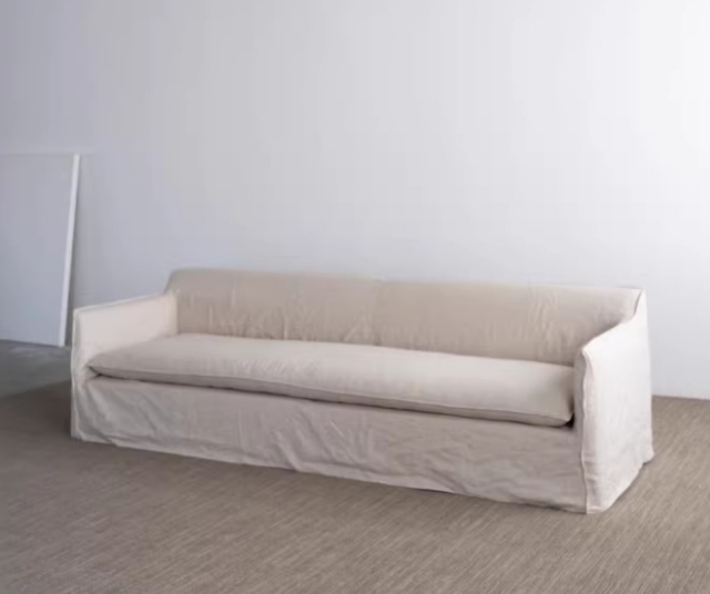 Sala de estar de tela suave de tela