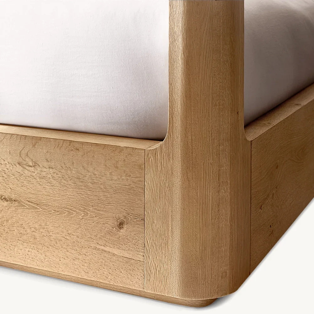 Cama de madera s&oacute;lida
