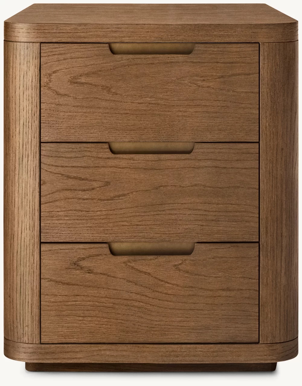 Madera de madera sólida de borde redondeado