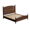 Cama de madera maciza de nogal negro