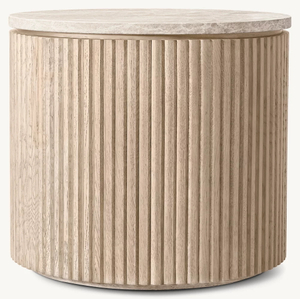  Mesa lateral redonda