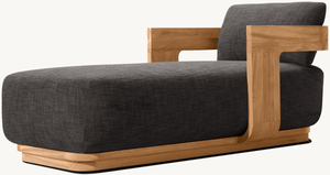 Sillón de exterior de teca de ocio