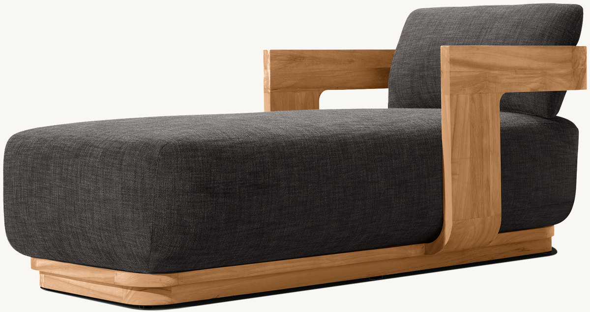 Sillón de exterior de teca de ocio