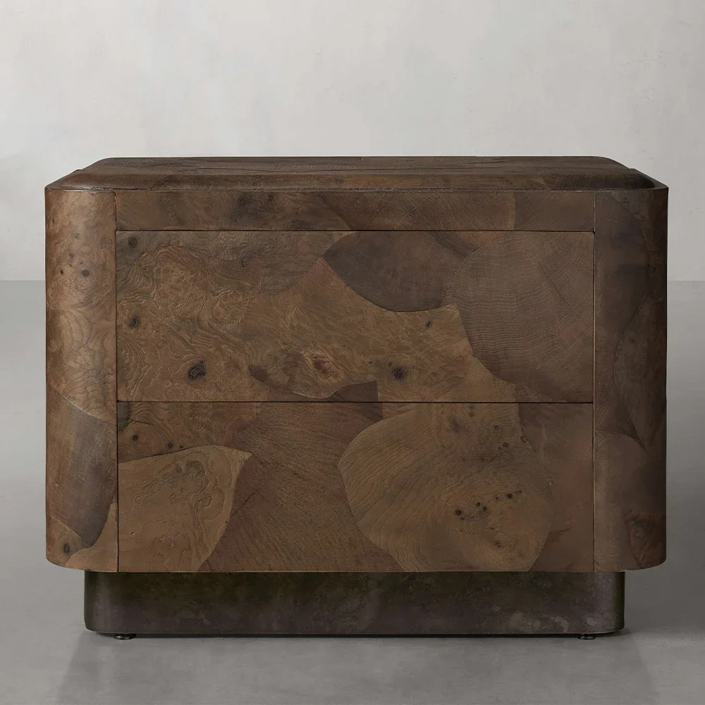 Marrón - grano dos - aparador de cajones