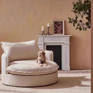 Sofá singular redondo desmontable y lavable