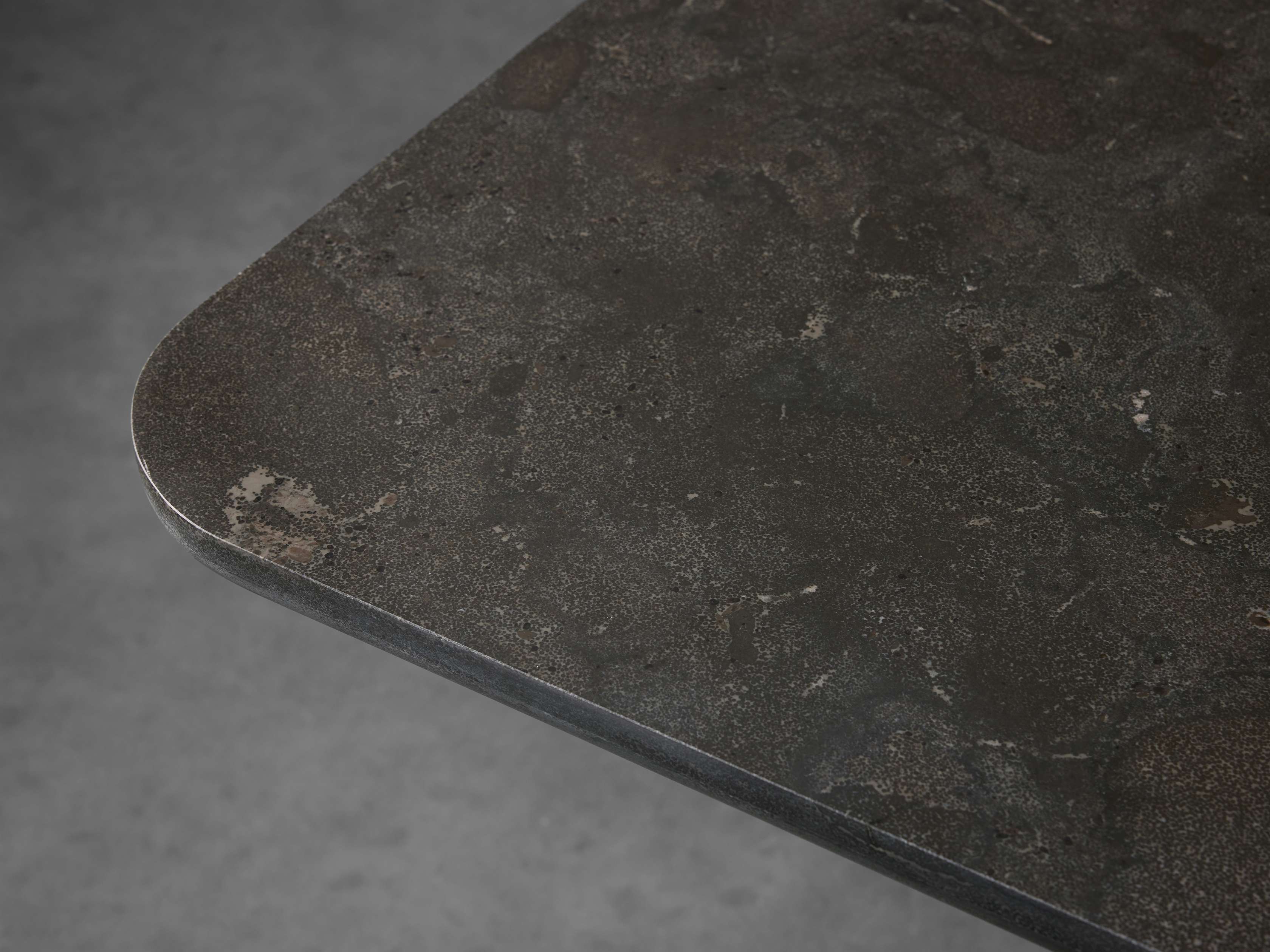 Mesa de esquina negra