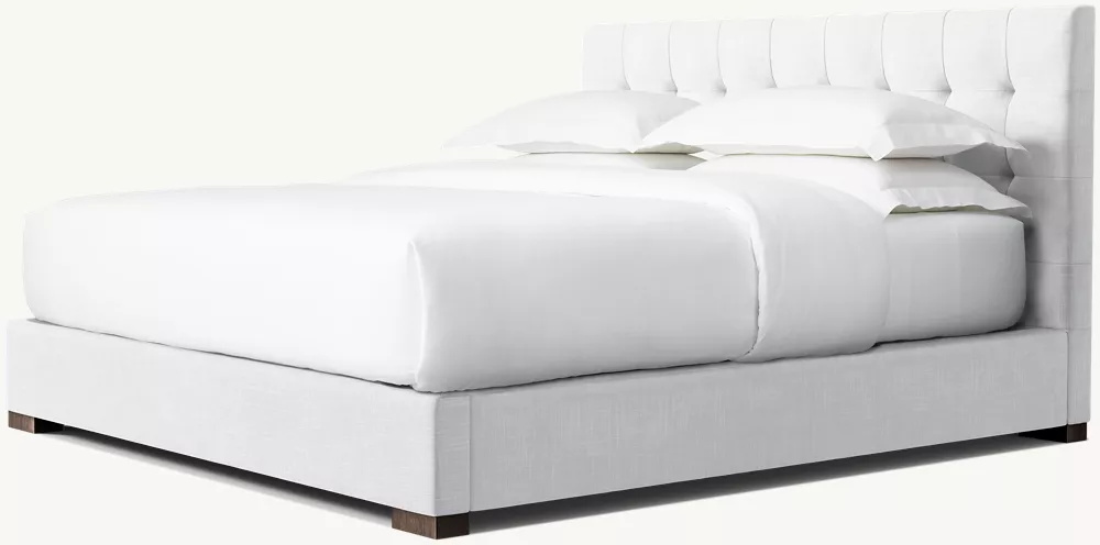  Cama de plataforma de panel de caja de tela