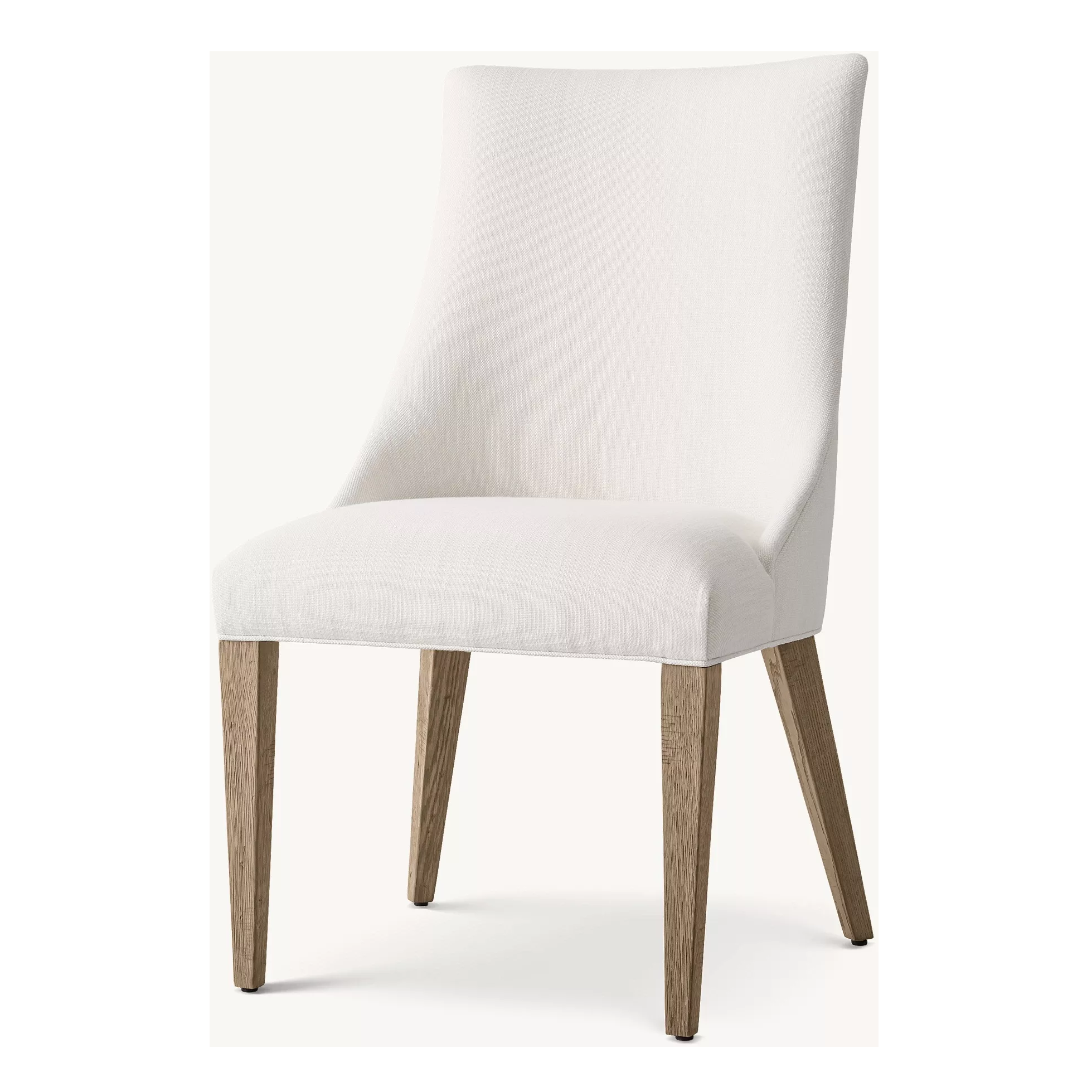 Sillas de comedor de roble blanco minimalista moderno