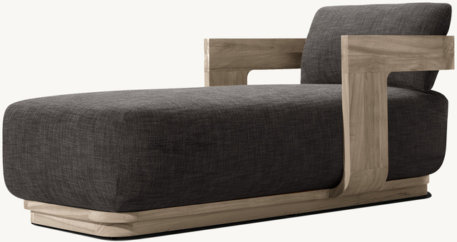 Sillón de exterior de teca de ocio