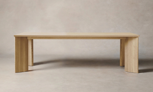 Mesa de comedor rectangular de Oak Finnley