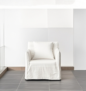 Tela de lino de estilo japonés sofá simple