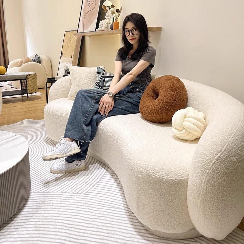 Sofá de sala de estar simple y moderno