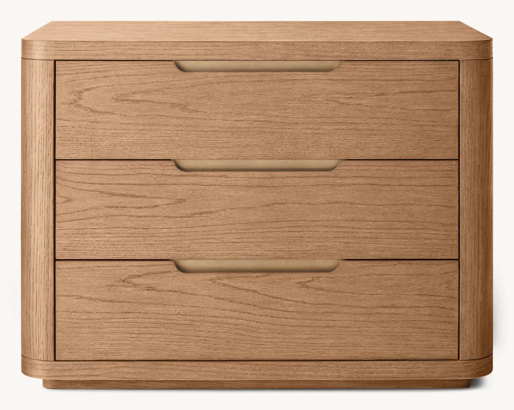 Madera de madera sólida de borde redondeado