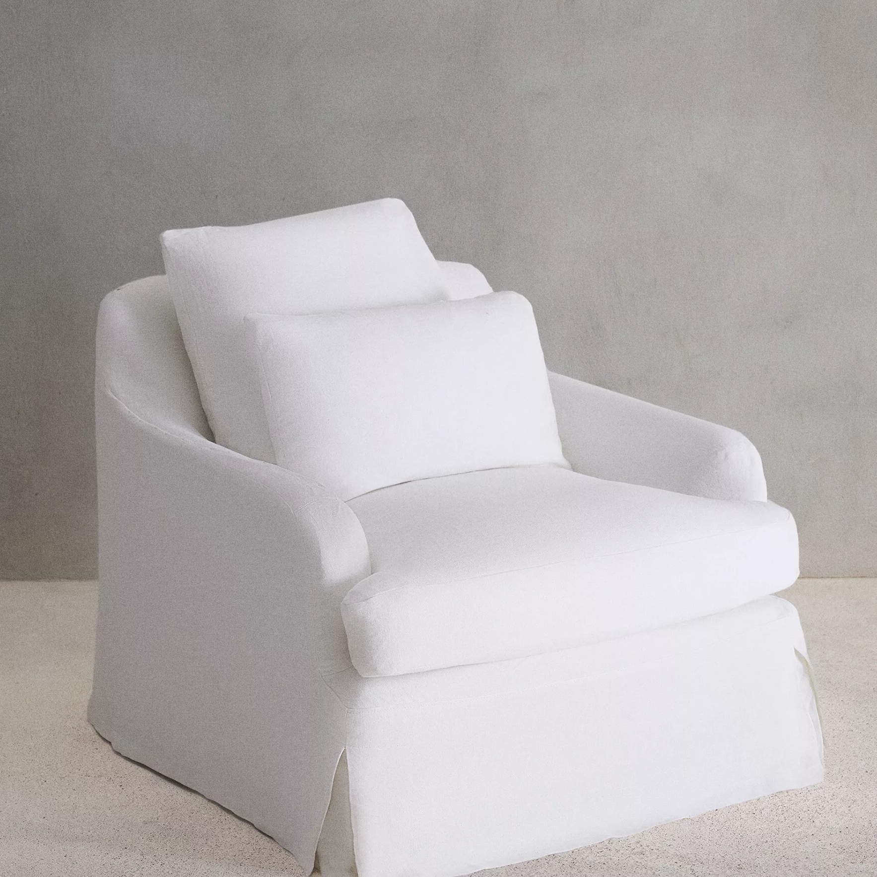 Sofá de tela lavable de estilo zen