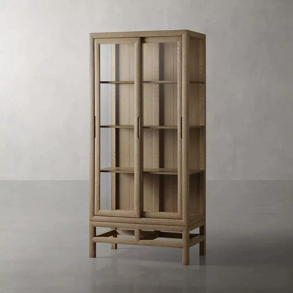 ¿Qué es una estantería de madera maciza de vidrio? Características, materiales y por qué elegirlo