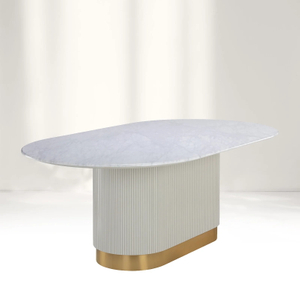 Mesa ovalada de Finnley Sleekmarble