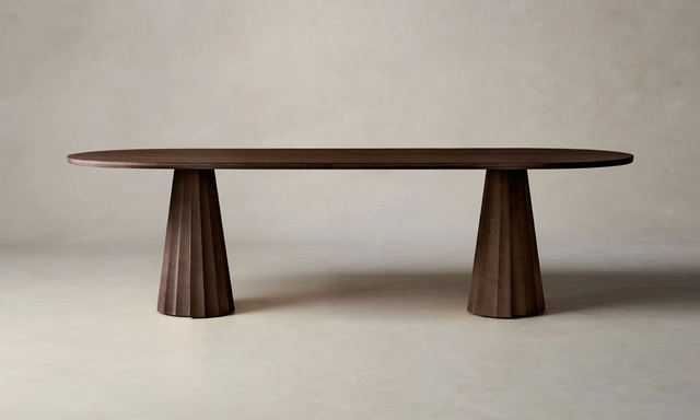Mesa de comedor ovalado de Finnley Oak