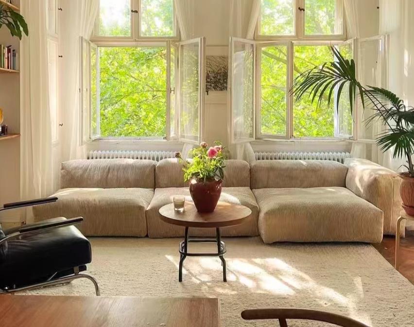 Un sofá perezoso de lujo ligero