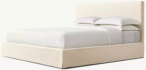  Cama de panel de tela slipbovered