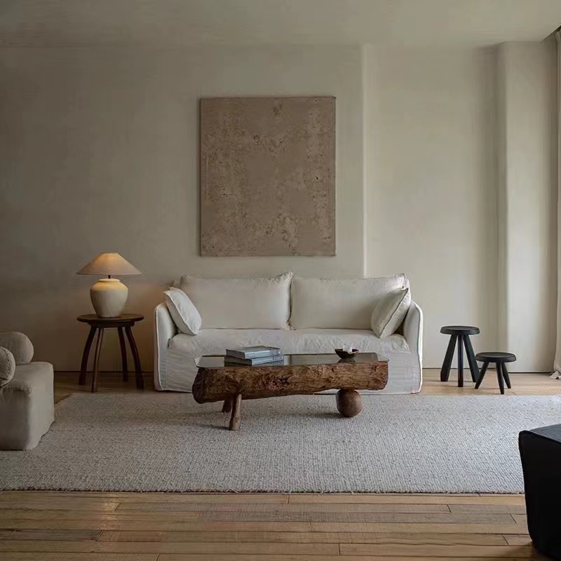 Sofá de tela lavable simple y desmontable