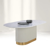 Mesa ovalada de Finnley Sleekmarble