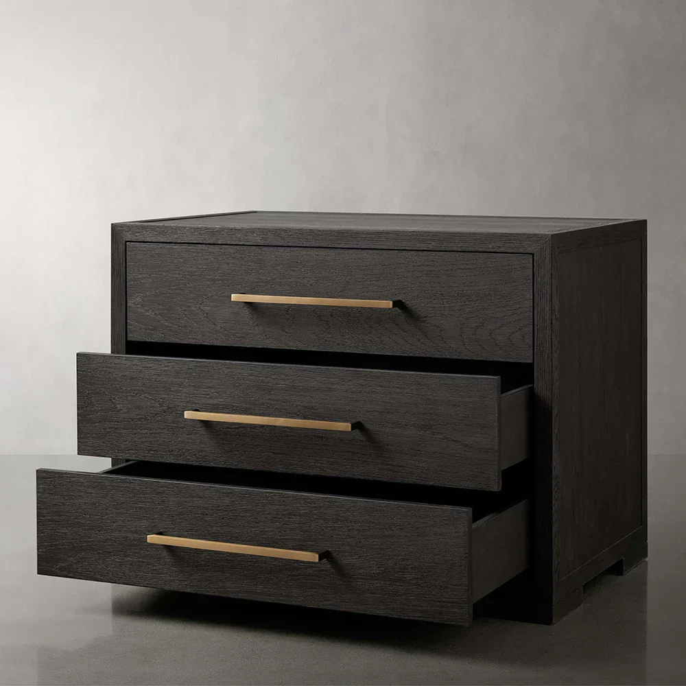  Tres - Mesa nocturna de cajones 