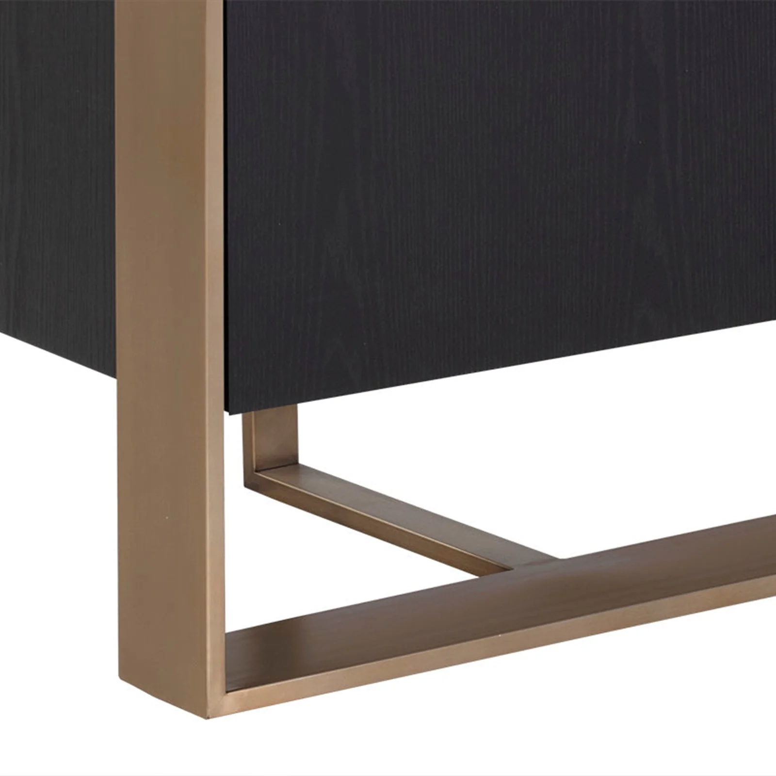 Aparador moderno de madera s&oacute;lida enmarcada