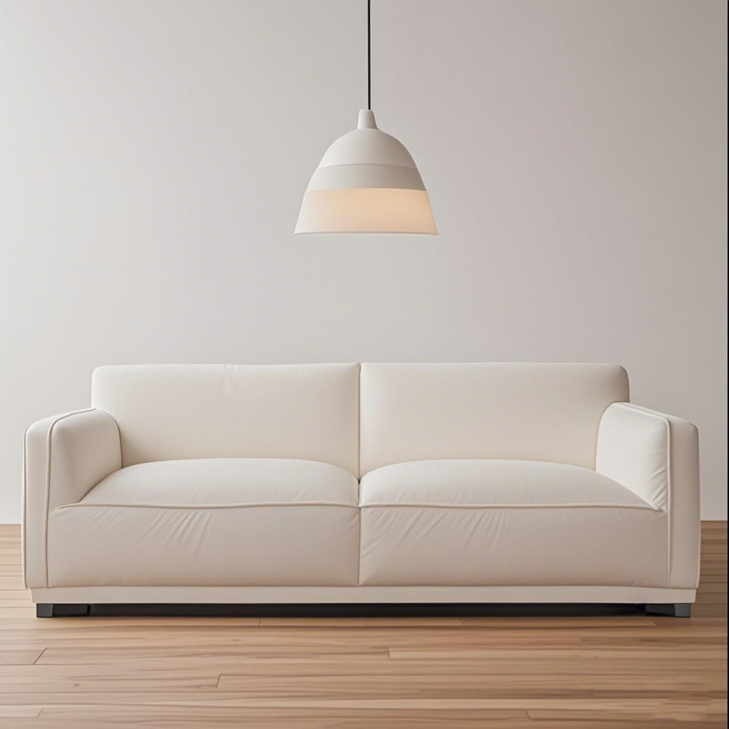 Sofá de tela de lino