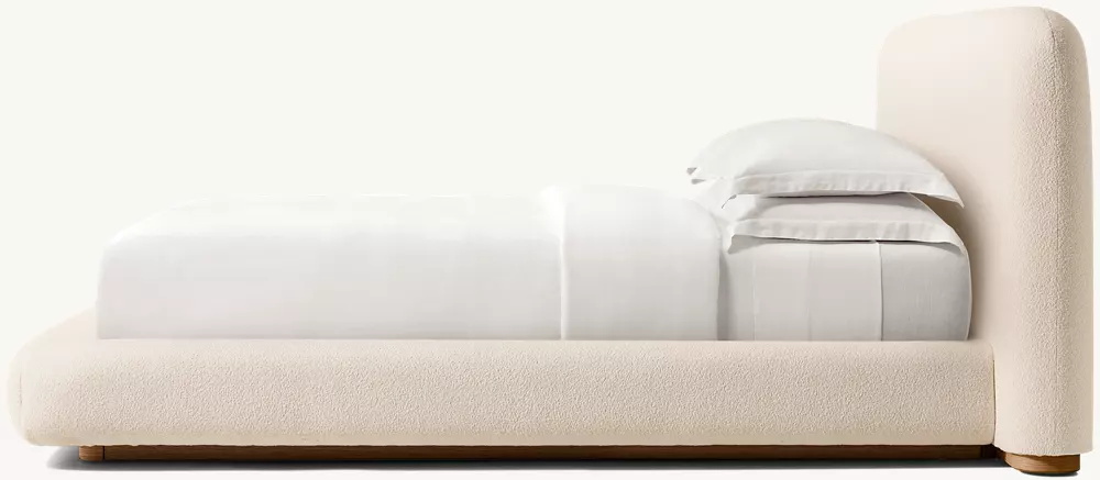 Cama de panel extendida de tela