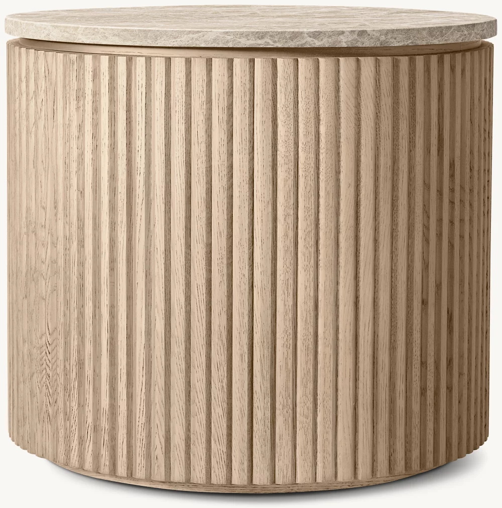  Mesa lateral redonda