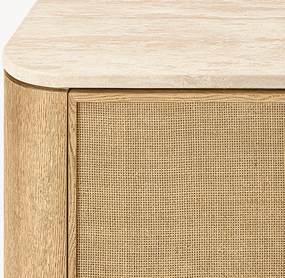 Panel tejido aparador de 2 puertas 