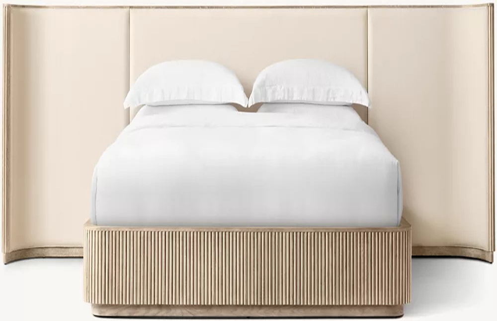 Cama de madera s&oacute;lida