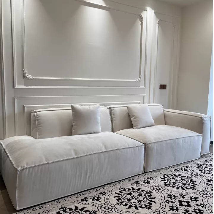 Sofá de tela Winnie francés