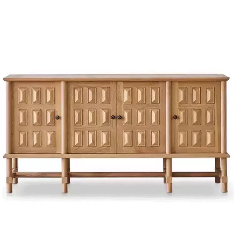 Organizador de pasillo de madera de roble blanco