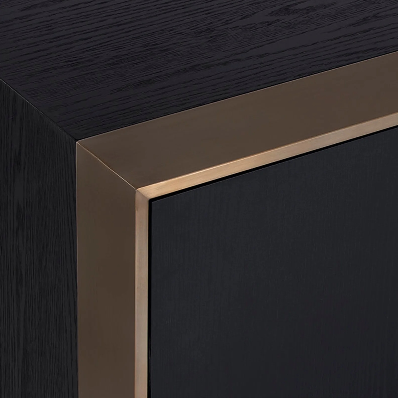 Aparador moderno de madera s&oacute;lida enmarcada