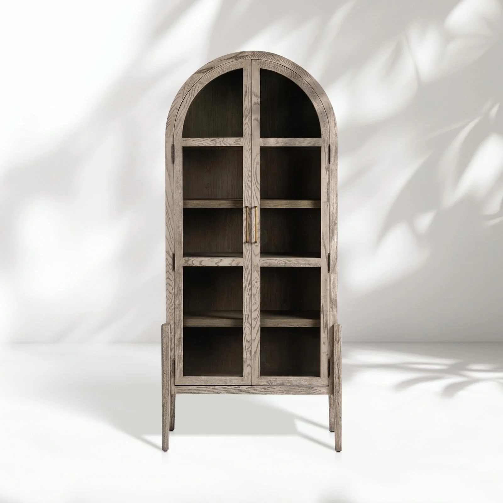 Arco de roble - Top Glass - Bookcase de puertas