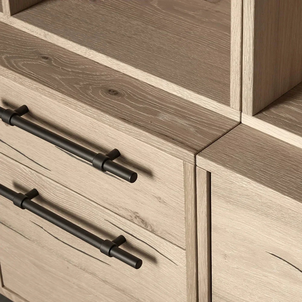 Archivo de estantería triple modular