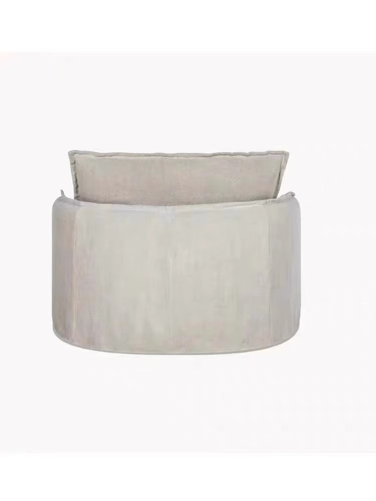 Sofá singular redondo desmontable y lavable