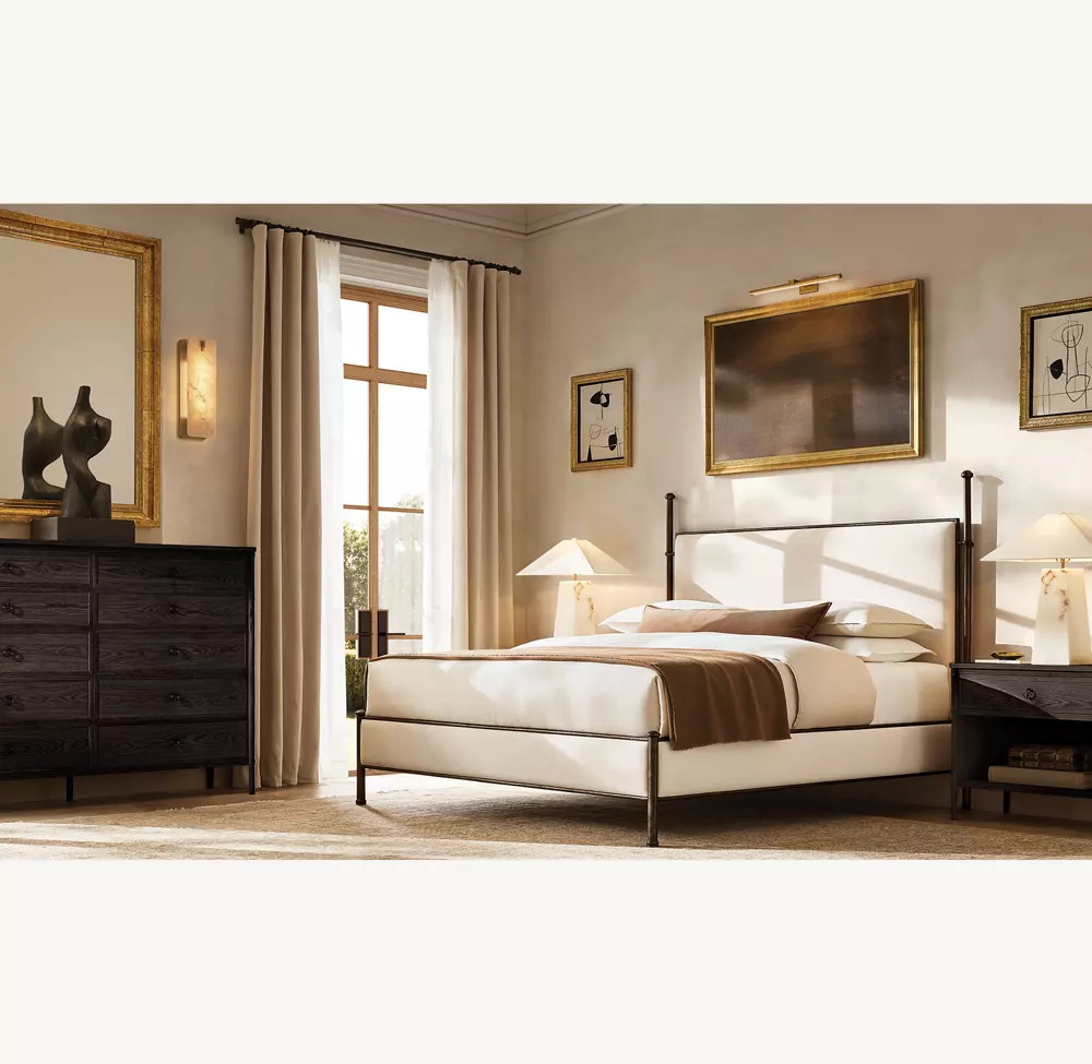 Tocador de dormitorio con diez cajones